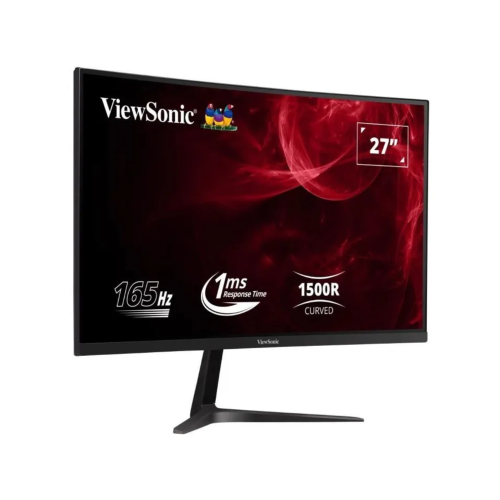 Ecran PC Gamer Incurvé – VIEWSONIC VX2718 – PC – MHD – 27″ FHD – Dalle VA – 1 ms – 165Hz – HDMI / DisplayPort