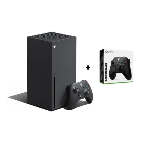 Pack Console Xbox Series X 1To Noir + Manette Xbox Series sans fil Carbon Black