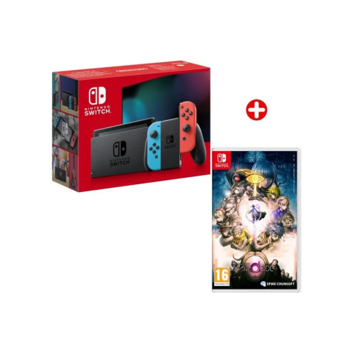 Pack Nintendo : Console Nintendo Switch • Bleu Néon & Rouge Néon + Master Detective Archives: RAIN CODE